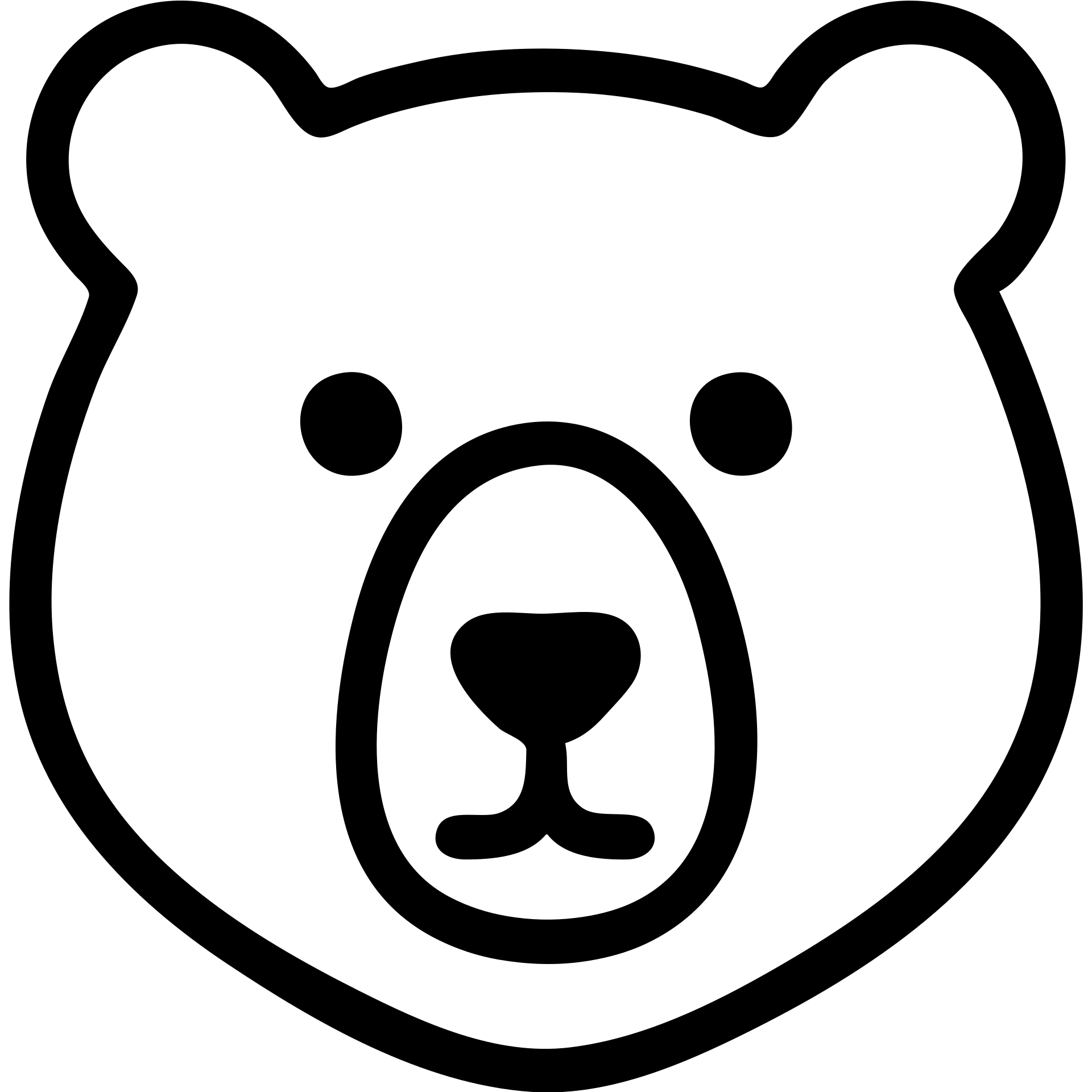bear simple icon emoji