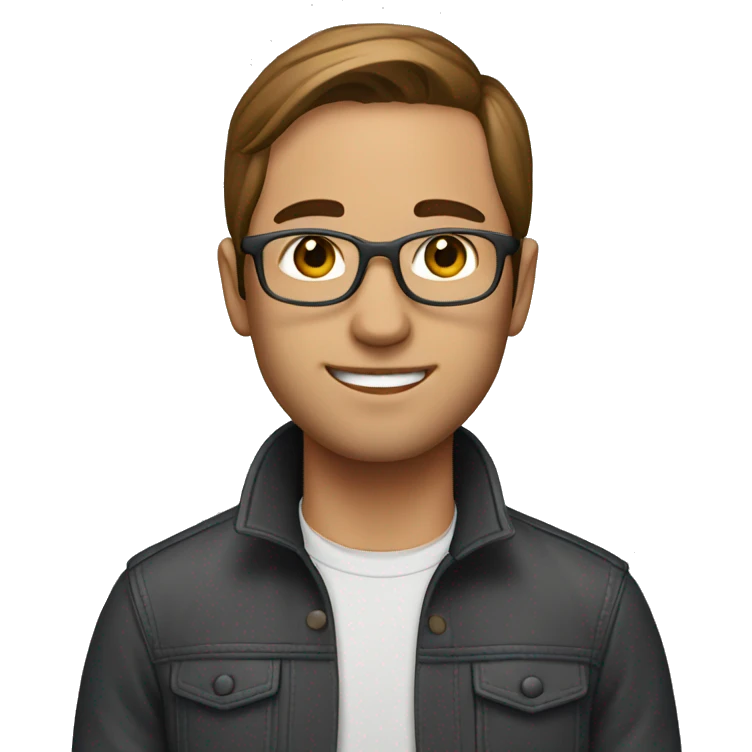 human with brown hair in ponytail and he's a graphic designer emoji