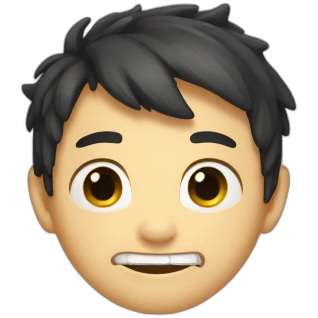 Toothless head emoji