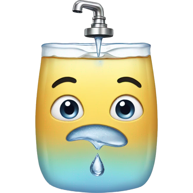 Tap water emoji
