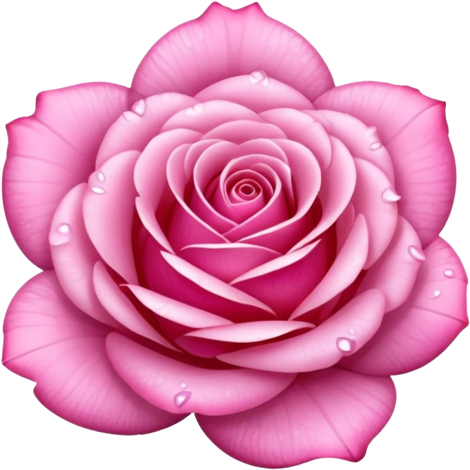 Glitter Pink Rose emoji