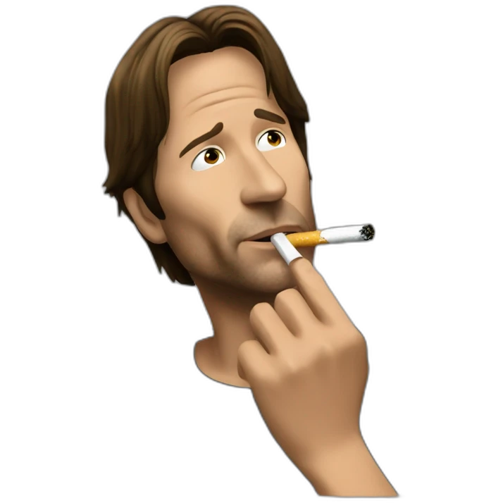 hank moody smokes cigarette emoji
