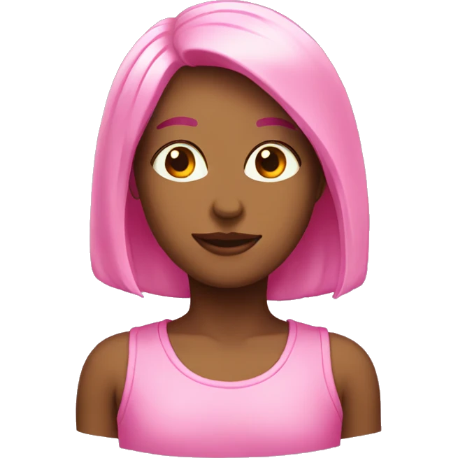 Pink emoji