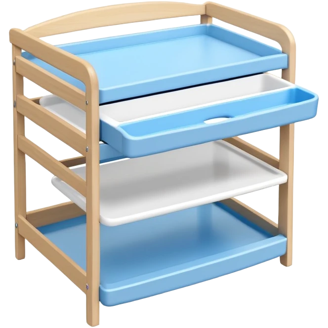 Blue baby changing table emoji