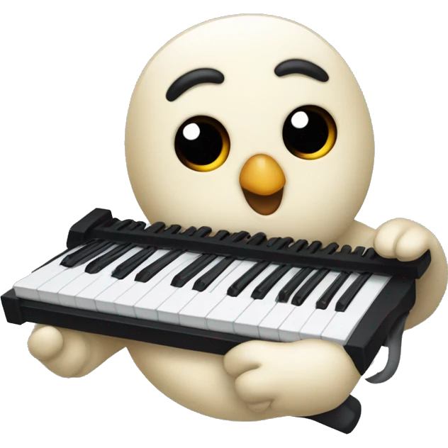 nene tocando la batería de música emoji