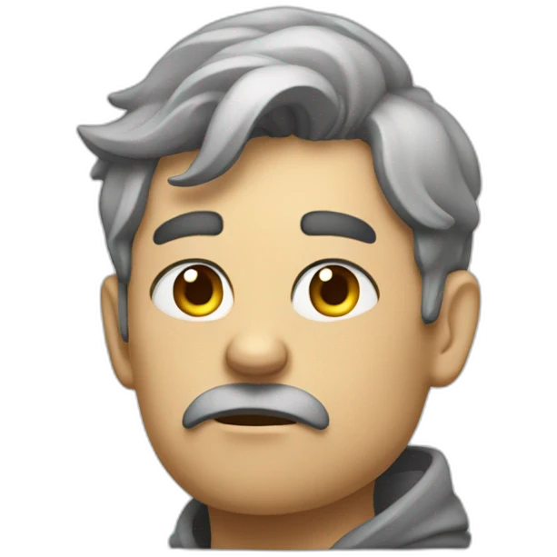 Thinking hard emoji