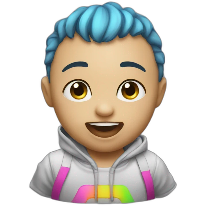 baby club raver emoji