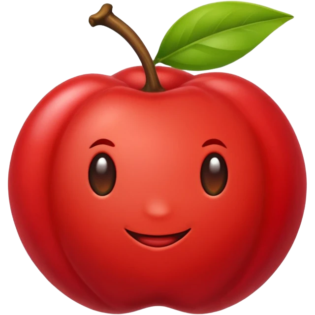 Eu quero um emoji de acerola emoji