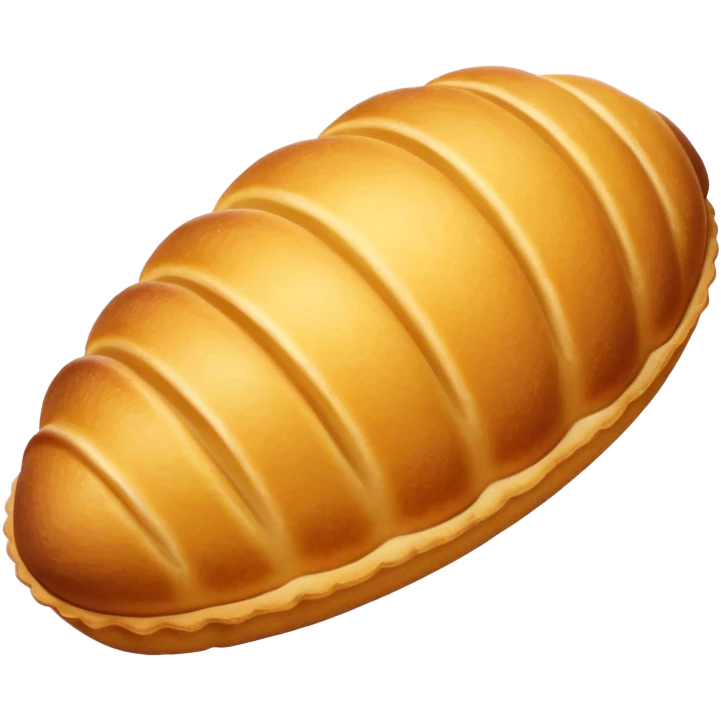  delicious golden-brown madeleine, soft and fluffy texture, with a delicate shell shape, slightly crispy edges, and a warm buttery glow. Photorealistic, high detail, bakery aesthetic emoji