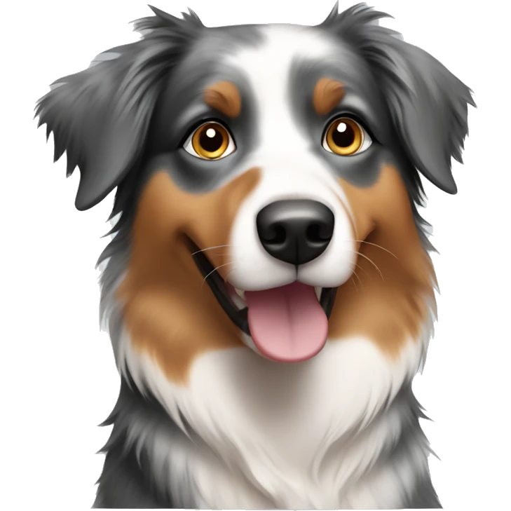 Australian shepherd girl emoji
