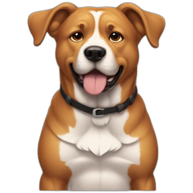 strong dog emoji