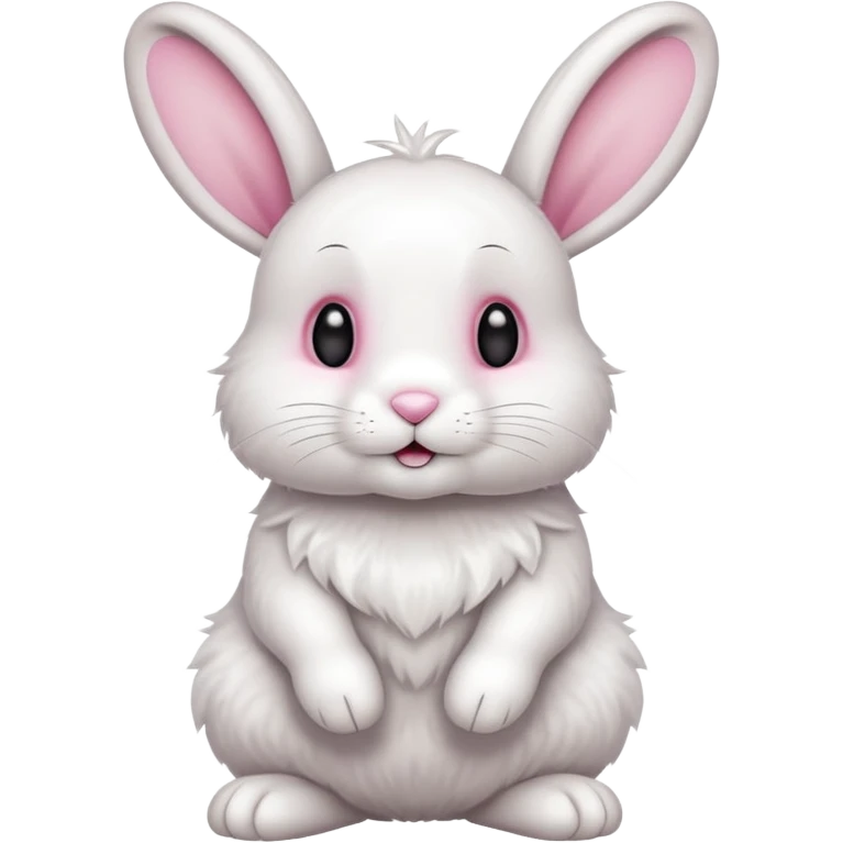 Cute rabbit full body with legs and all emoji