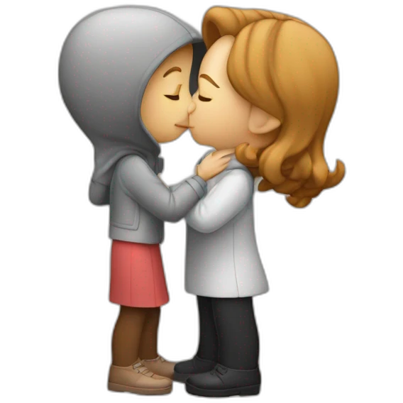 Miriam bregman kissing milei emoji