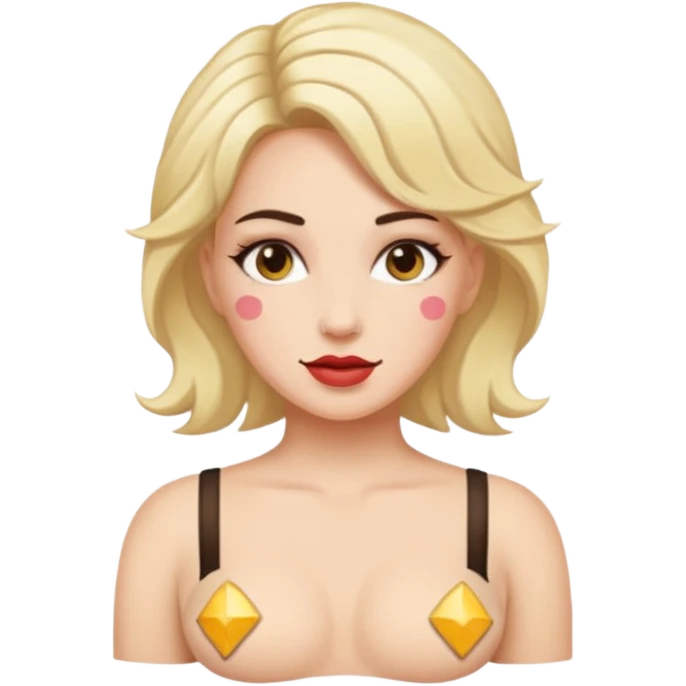 woman wearing pasties emoji