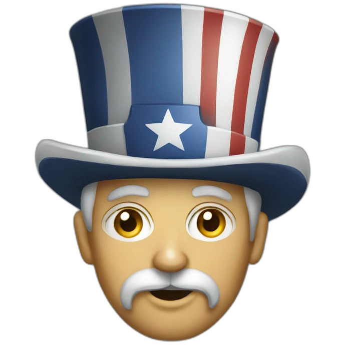 uncle sam french emoji