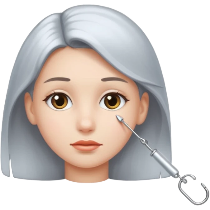 girls safety pin emoji