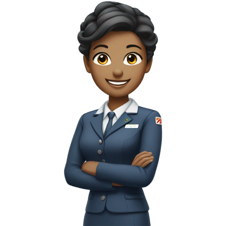 Flight attendant  emoji