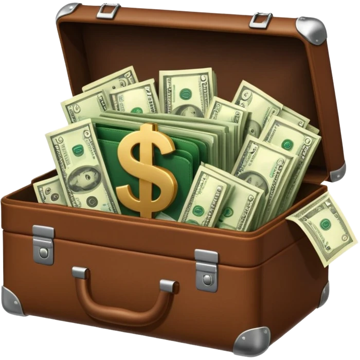 open wifi money filled briefcase emoji