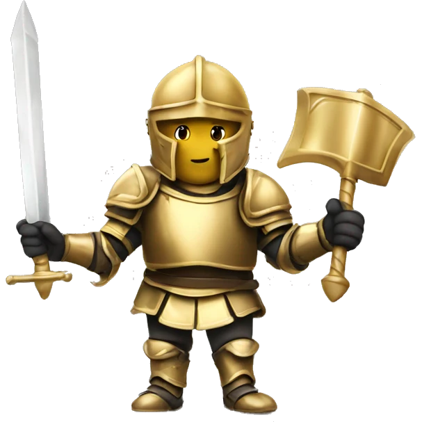 Golden Knight victory celebration happy emoji