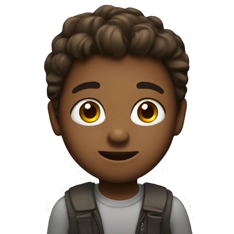 Cute face emoji