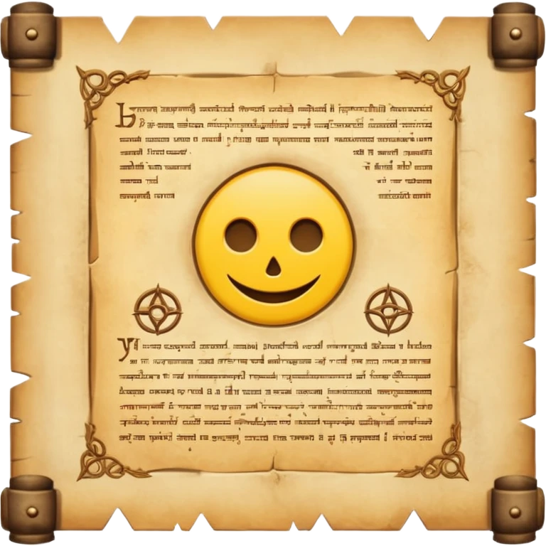 Pergamino de invocación emoji