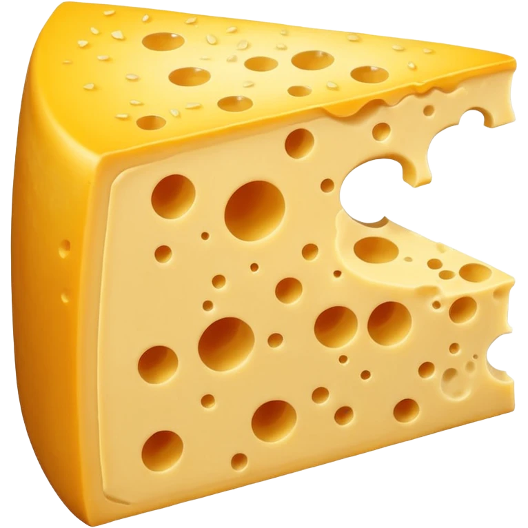 Cheese with a toupe emoji