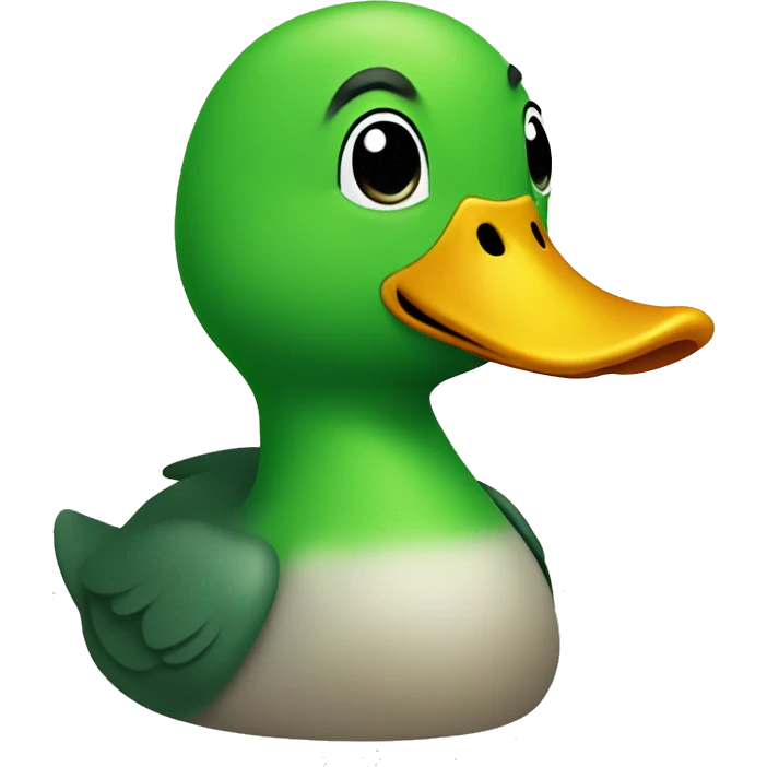 green duck emoji