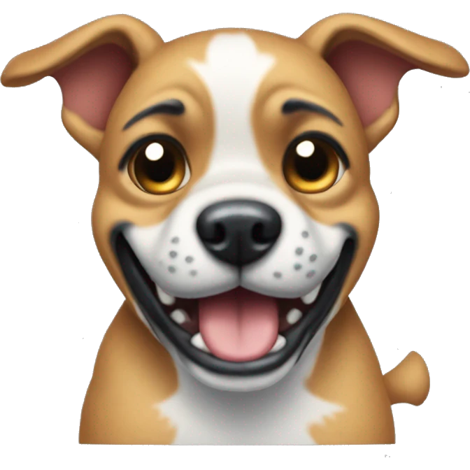 Stich auf einem hund emoji