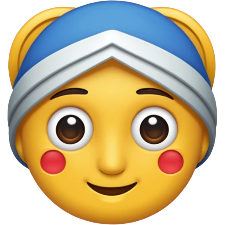 Mavi ateşli mavi kalp emoji
