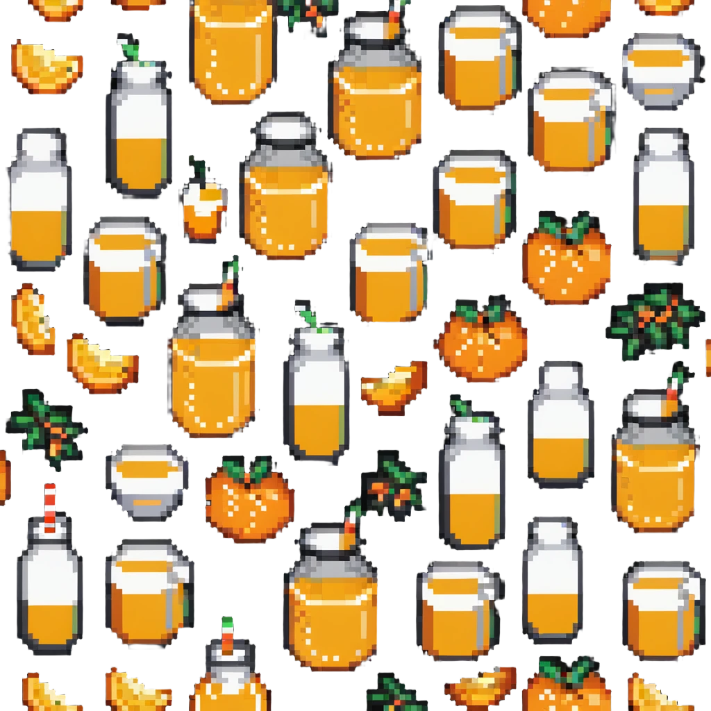 double stuffed orange juice emoji