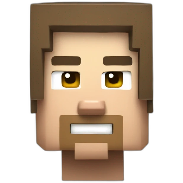 Minecraft steve emoji