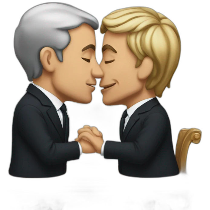 Zemour kiss Macron emoji