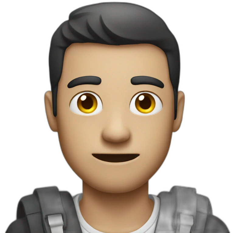 men steal petrol emoji