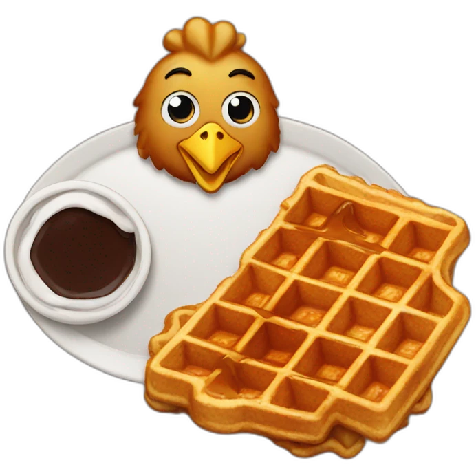 Chicken and Waffles emoji