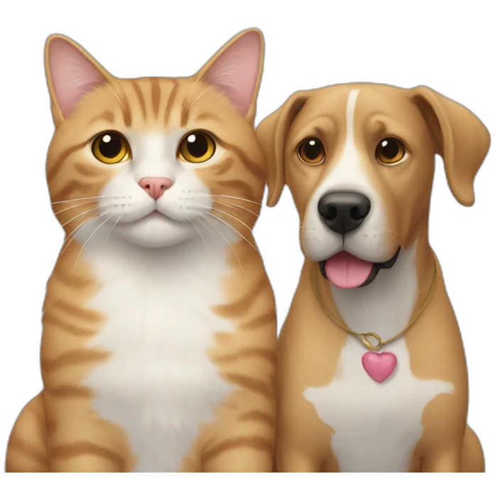 Cat and Dog emoji