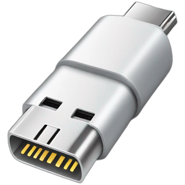 usb type c male connector emoji