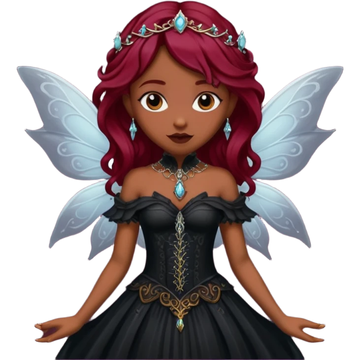 Bordo Gotik peri emoji