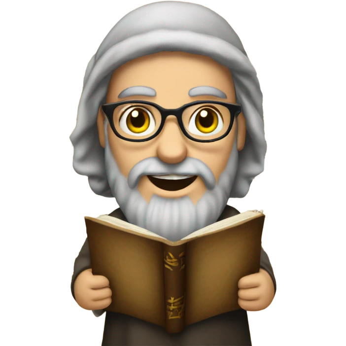 jewish with a scroll of scripture emoji
