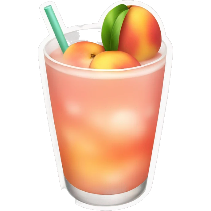 Japanese peach drink  emoji
