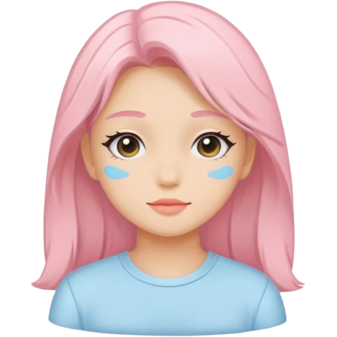 Süse Ästhetik Sticker Clean Girl vibe emoji