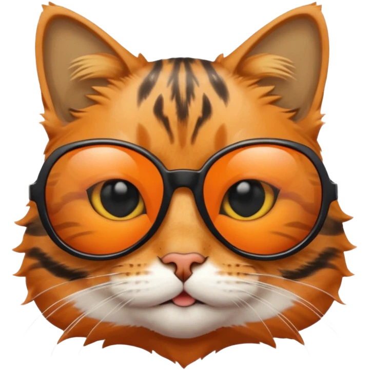 Cat wearing sunglasses emoji