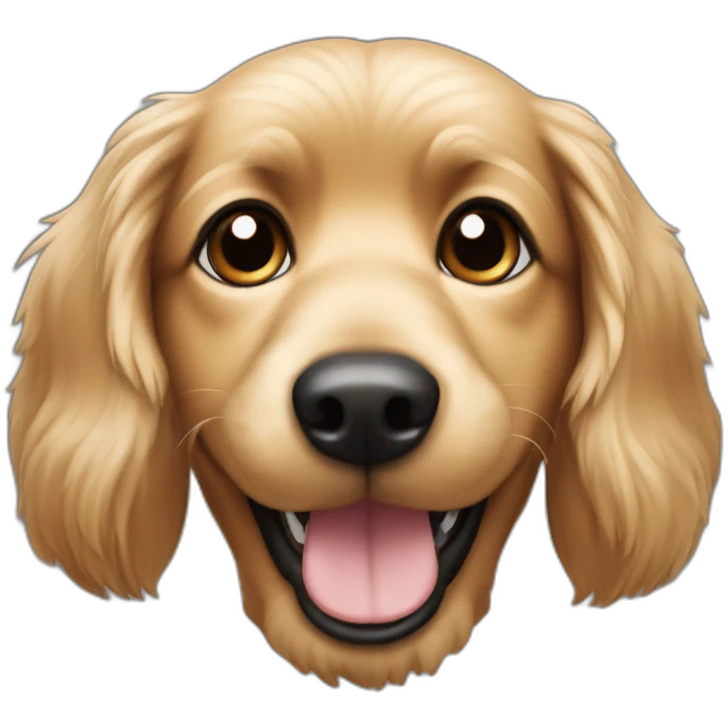 dog-australian-yorkshire-tan-black-older-closeup-smile emoji