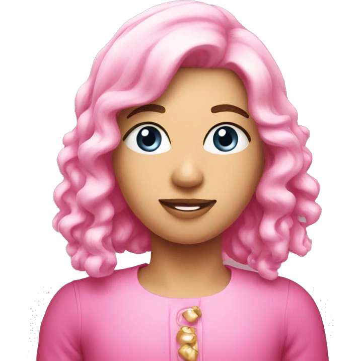 christmas pink  emoji