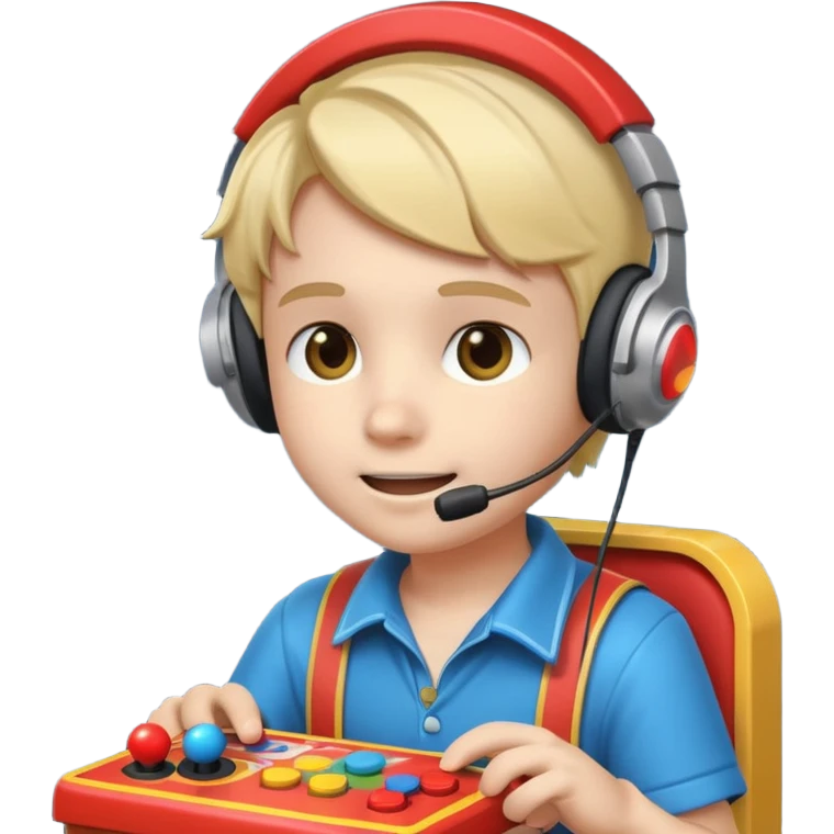 Retro Arcade Kid emoji