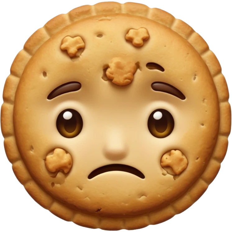 cute biscuit no cream cry emoji