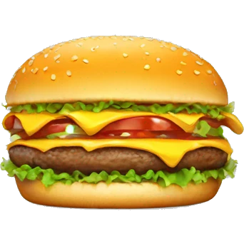 eat burger emoji