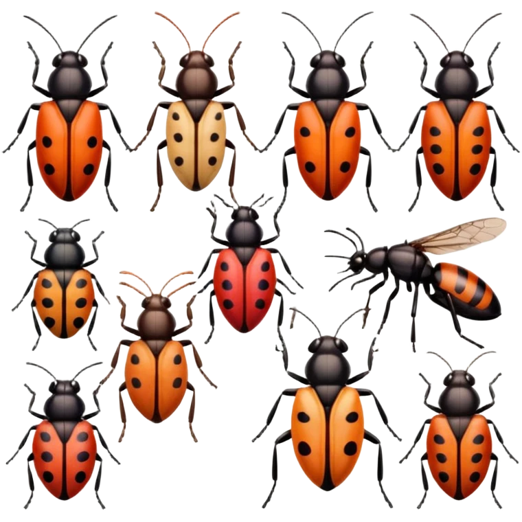 bunch of bugs emoji