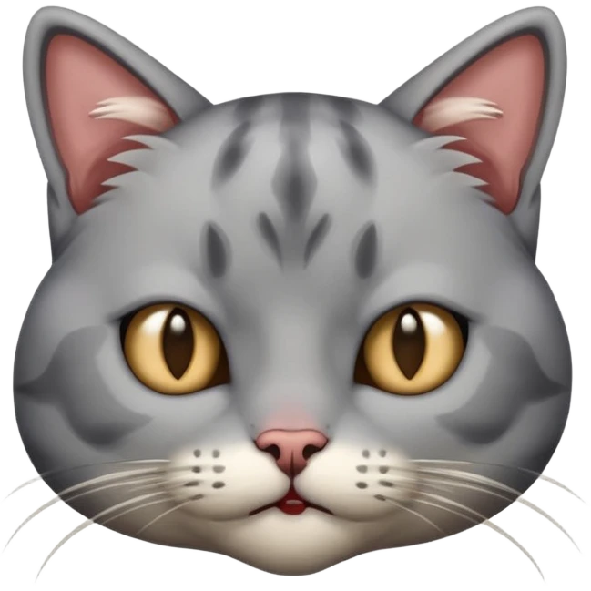 a cat having subdural hematoma emoji