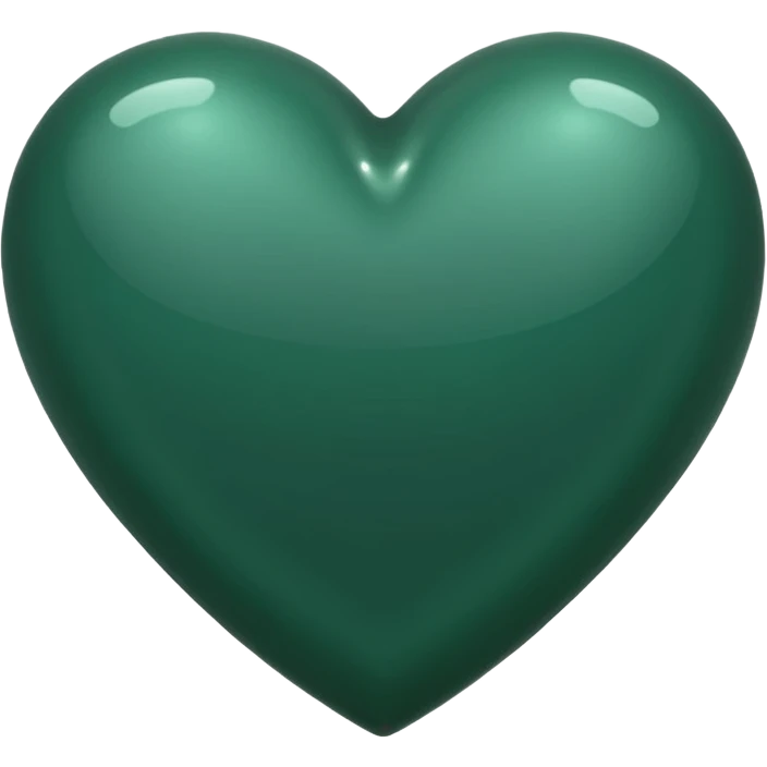 koyu yeşil kalp emoji