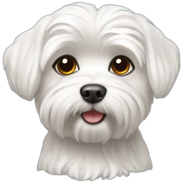 Maltese dog emoji